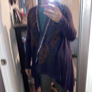 Embroidered cardigan